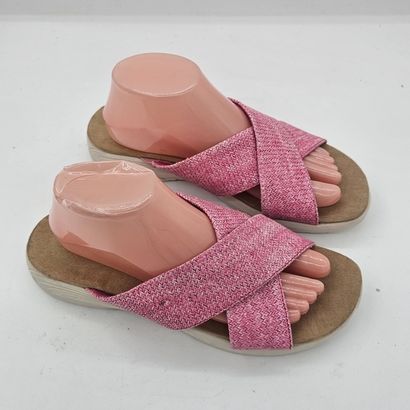 Easy Spirit Taite2 Slide Sandals | Size 10W | Pink Comfort Slip-On - Picture 4 of 8
